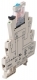 G2RV-SL701-24VDC Przekaźnik interfejsowy, podstawka na szynę, sygnalizacja LED + przycisk testowy, SPDT (1 styk), przyłącze śrubowe, obciążenie max. 6A, OMRON, G2RV